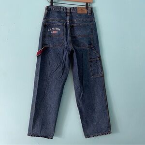 U.S. Polo ASSN. Vintage Painter Carpenter Denim Dad Jean 28x30 Baggy Wide Leg
